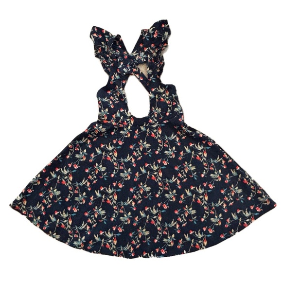 Joyfolie Mia Joy Floral Jumper Dress in Corduroy Girls Size 14 - Picture 11 of 11